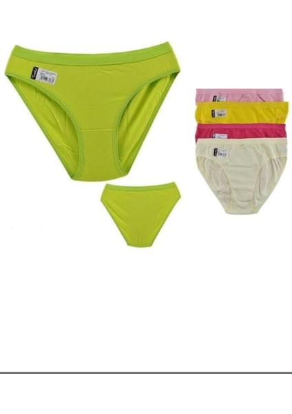 0527 Kadın Nehir Bikini Külot 5 Li Paket Karışık