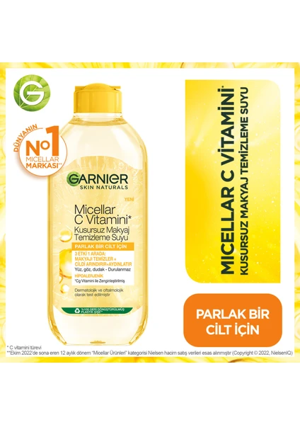 Micellar C Vitamini Kusursuz Makyaj Temizleme Suyu 400ML