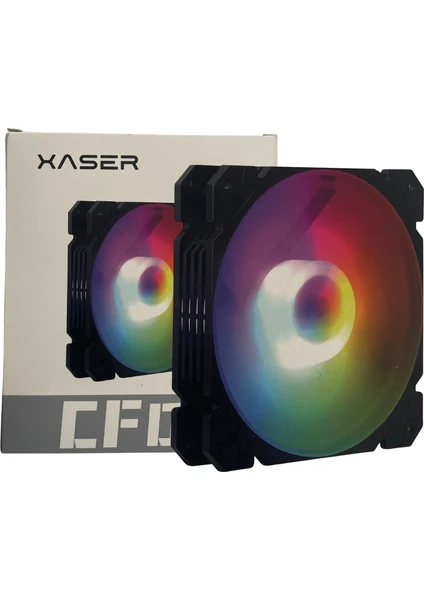 CF02 12CM Kasa Içi Işıklı Fan