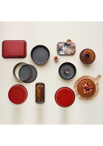 Rossana Karbon Çelik Savarin Kek Kalıbı 25 cm fırsatları