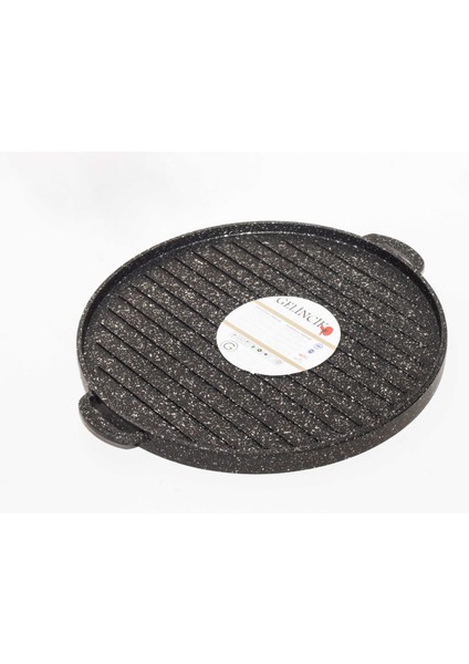 Döküm Bazlama Gözleme Tavası Çift Taraflı 36 cm