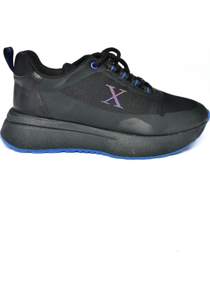 P848531504 Siyah/saks Mavi Kumaş Kadın Spor Ayakkabı indirimleri