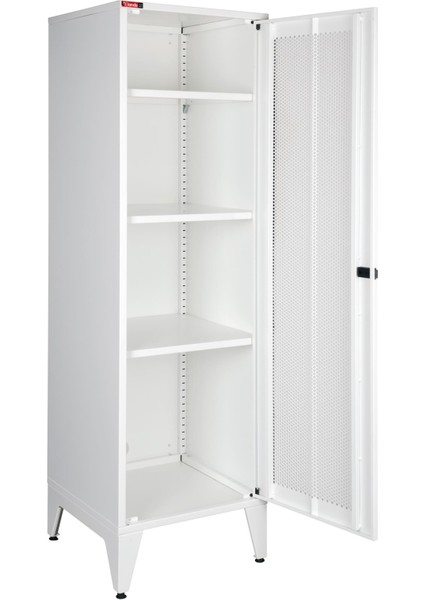 - Ziglat 1550 - Metal Dolap - Perfore Metal Kapılı - Mat Beyaz. fiyatları