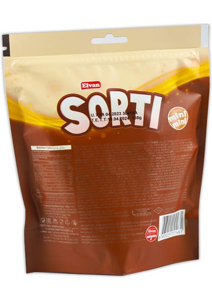 Sorti Mix Çikolata Kaplamalı Bisküvi Draje 150 gr