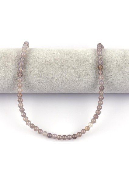 Gri Akik Doğal Taş Dizi 6 mm Küre Kesim fiyatları