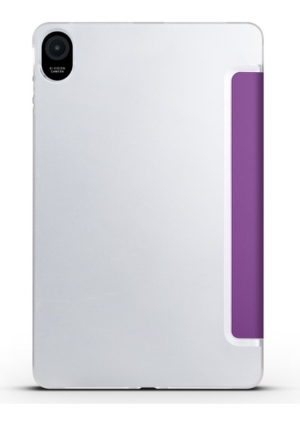 Honor Pad 8 12.0 İnç Pu Deri Ön Arka Tam Koruma Uyku Modlu Standlı Katlanabilir Smart Cover Kapak Altın