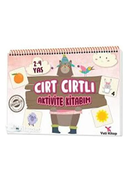 Yeti Kitap 2-4 Yaş Cırt Cırtlı Aktivite Kitabım- Feyyaz Ulaş