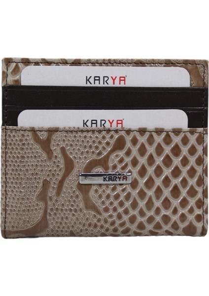 Karya Deri Hakiki Deri Kartlık Cüzdan 00200