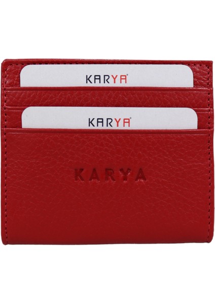 Karya Deri Hakiki Deri Kartlık Cüzdan 00200