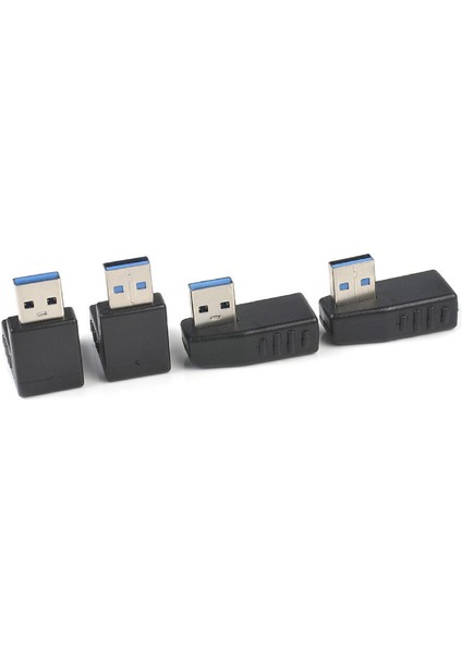 4461 USB 3.0 90 Derece Çevici Dönüştürücü Adaptör Seti 4in1