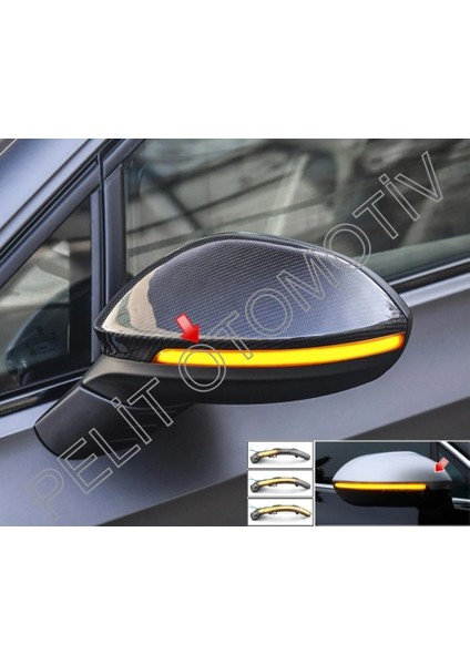Golf 8 Ayna Sinyali Kayar Ledli (Dinamik) Set