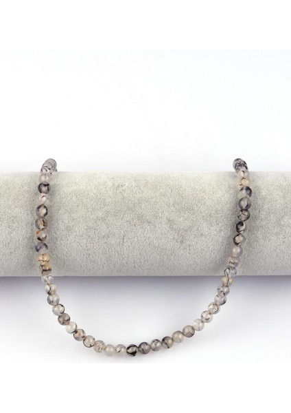 Gri Akik Doğal Taş Dizi 6 mm Küre Kesim fiyatları