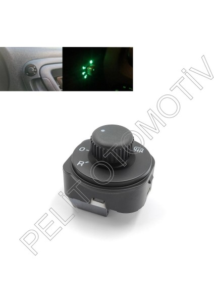 Roomster (2006-2015) Ayna Ayar Düğmesi 5J1959565