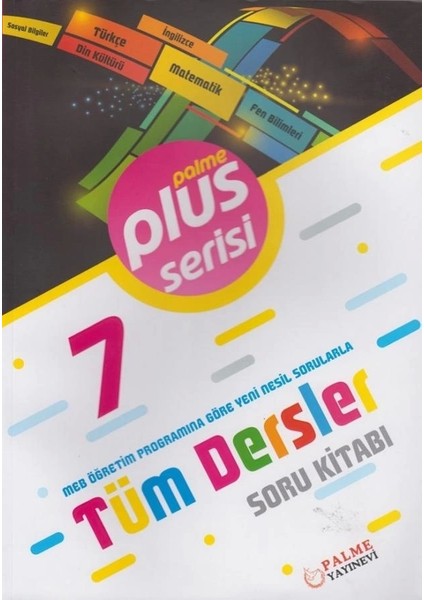 7. Sınıf Tüm Dersler Plus Serisi Soru Kitabı