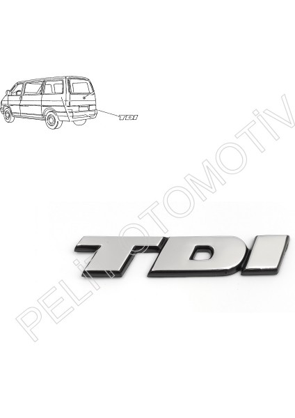 Transporter T4 (1995-2004) Bagaj Kapak Tdı Yazı 701853675B