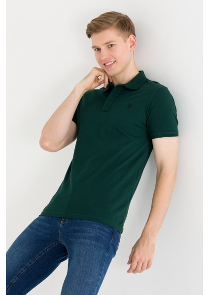 Erkek Koyu Yeşil Basic T-Shirt 50262933-VR079 fiyatları