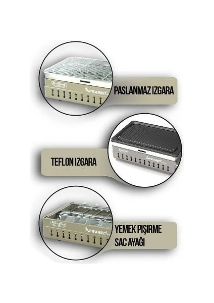Dumansız Izgara Ocak modelleri