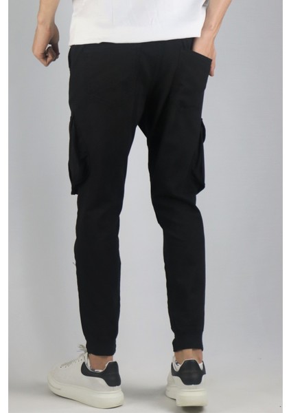 Erkek Paça Lastik Detay Pamuklu Bel Lastikli Kargo Pantolon fırsatları
