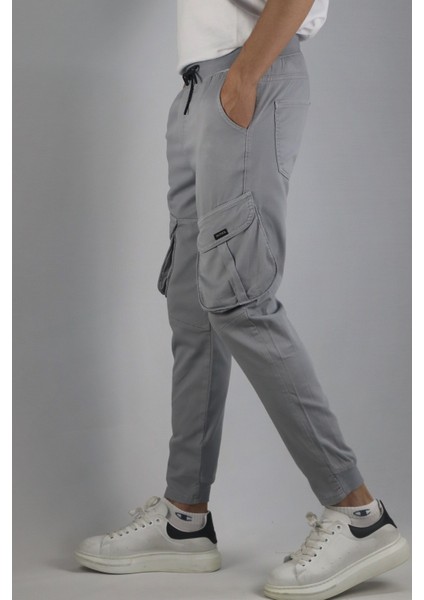 Erkek Paça Lastik Detay Pamuklu Bel Lastikli Kargo Pantolon fiyatları