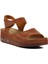Ayakmod 07-109 Rr Taba Kadın Dolgu Topuk Sandalet 3