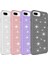Apple iPhone 8 Plus / 7 Plus Kılıf Köşe Korumalı Darbe Emici Airbagli Parlak Tasarımlı Snow Kapak Mor 2