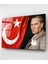 Türk Bayrağı ve Atatürk Cam Tablo, Dekoratif Cam Tablo 4