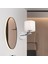 Keria Tekli Beyaz Şapkalı Krom Duvar Lambası Yatak Odası-Yatak Başı-Banyo Için Modern Aplik 1