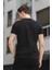 Caster Ottoman Kumaş Basic Slim Fit Likralı Erkek Tshirt 4