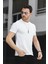 Caster Ottoman Kumaş Basic Slim Fit Likralı Erkek Tshirt 1