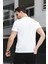 Caster Ottoman Kumaş Basic Slim Fit Likralı Erkek Tshirt 4