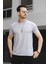 Caster Ottoman Kumaş Basic Slim Fit Likralı Erkek Tshirt 1