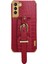 Samsung Galaxy S23 Timsah Doku Deri Kaplamalı Tpu Telefon Kapak Kayışı Kickstand Elektrokaplama Geri Kılıf (Yurt Dışından) 1