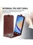 Samsung Galaxy A34 5g Dikey Flip Kapak, Kart Yuvası ile Çılgın At Doku Deri Kılıf (Yurt Dışından) 4