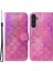 Samsung Galaxy A34 5g Pu Deri Göz Kamaştırıcı Çiçek Deseni Tam Koruma Cüzdan Kılıfı Stand Manyetik Kapatma Strap ile Flip Telefon Kapağı (Yurt Dışından) 1