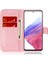 Samsung Galaxy A34 5g Pu Deri Göz Kamaştırıcı Çiçek Deseni Tam Koruma Cüzdan Kılıfı Stand Manyetik Kapatma Strap ile Flip Telefon Kapağı (Yurt Dışından) 5