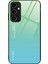 Samsung Galaxy A34 5g Gradyan Renkli Telefon Kılıfı Temperli Cam + Pc + Tpu Hibrid Kabuk Şok Emilim Kapağı (Yurt Dışından) 1