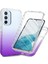 Samsung Galaxy A34 5g Pc Tpu Tpu Vaka Gradyan Pet Ekran Koruyucu ile Renk Cep Telefonu Kabuğu (Yurt Dışından) 1