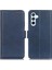 Samsung Galaxy A34 5g Telefon Koruma Kapağı Manyetik Cüzdan Katlanabilir Stand Anti-Çizelge Kılavuzu Doku Pu Deri Kılıf (Yurt Dışından) 1