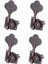 4x Bas Tuner Tuning Pegs Elektro Gitar Bas Gitar Halk Guitars 4r Kırmızı Bronz (Yurt Dışından) 1