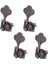 4x Bas Tuner Tuning Pegs Elektro Gitar Bas Gitar Halk Guitars 4r Kırmızı Bronz (Yurt Dışından) 2