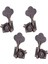 4x Bas Tuner Tuning Pegs Elektro Gitar Bas Gitar Halk Guitars 2L2R Kırmızı Bronz (Yurt Dışından) 2