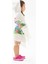 Bambu Baskılı Flamingo Desen Çocuk Bornoz Krem Krm 3