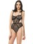 Siyah Dantelli Bodysuit 1