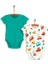 HelloBaby 2li Arabalar Kısa Kol Body Erkek Bebek 1