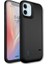 Apple iPhone 12 Şarjlı Kılıf Stand Özellikli LED Göstergeli Mat Yüzeyli (Ş-K) 2