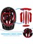 Unisex Biker Red Için Visor Kadınlarla Bisiklet (Yurt Dışından) 4