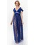 Omuz Detaylı Dantelli Elbise Saks Y1721026_021 6