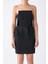 Bel Detaylı Straplez Mini Abiye Elbise Siyah K1711079_001 4
