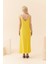 Askılı Uzun Elbise Sarı Y2271025_009 2