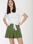 Pilise Detaylı Cepli Şort Yeşil Y1912612_012 4